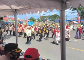 Dinas PUTR Kepulauan Selayar Ikut Meriahkan Lomba Gerak Jalan Indah HUT ke-78 RI