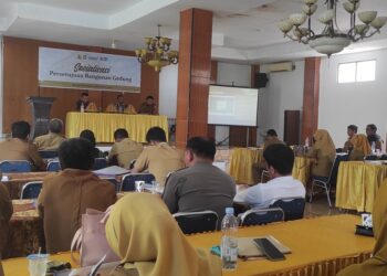 Diikuti Puluhan Stakeholder, Dinas PUTR Sosialisasi PBG dan SLF